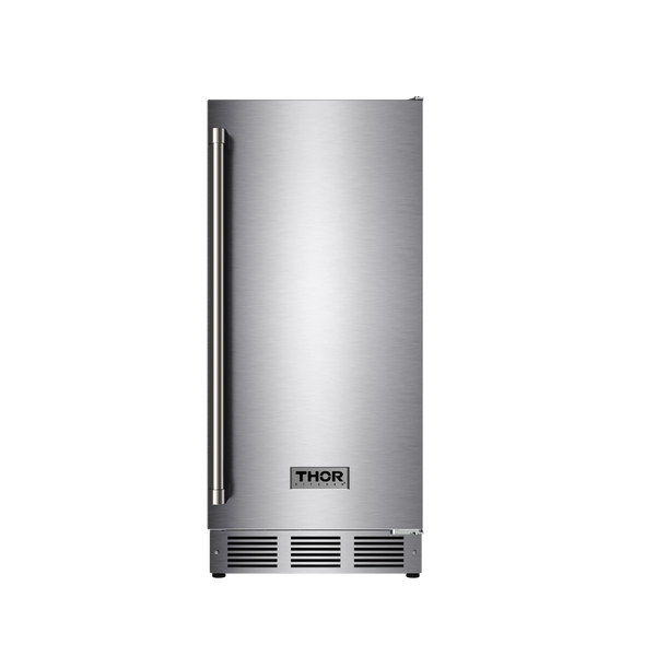 Thor Kitchen 15-Inch Indoor Outdoor Ice Maker with Drain Pump (TIM1511)
