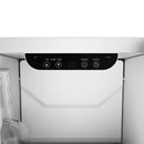 Ice maker control panel with power, clean, alarm buttons and digital display