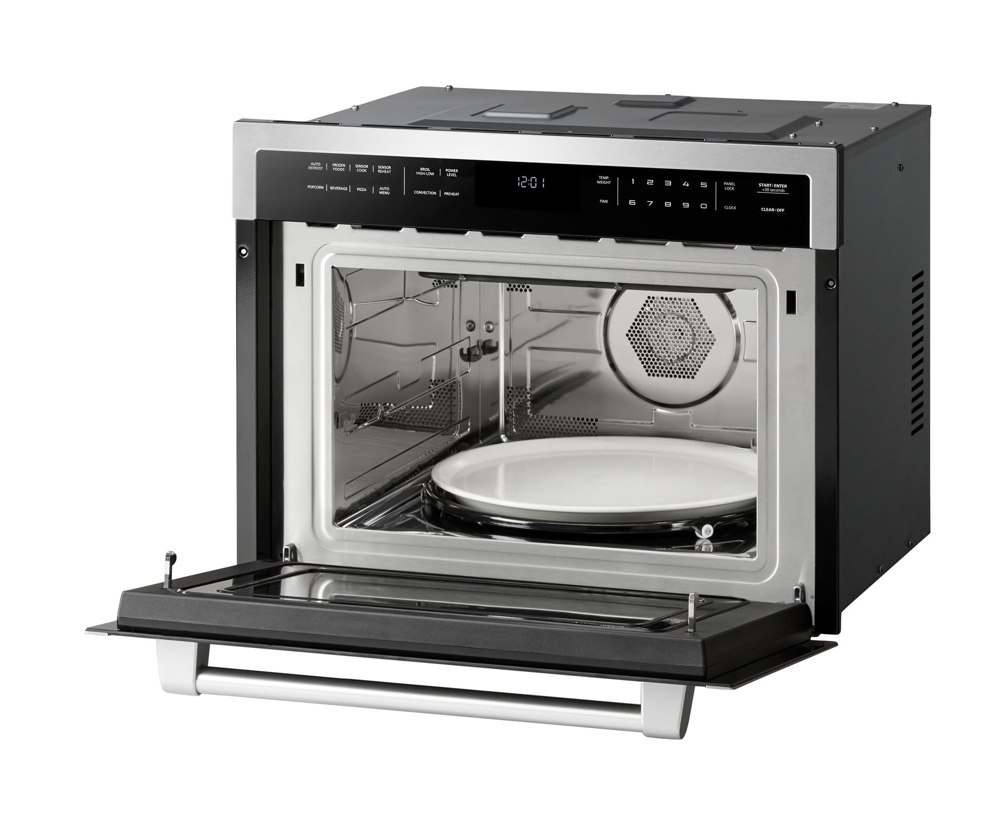 TECHNO COLLECTION 23 LT METAL/GLASS MICROWAVE