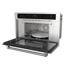 Thor Kitchen 2-Piece Appliance Package - 30-Inch Electric Wall Oven, and Microwave with Air Fryer in Stainless Steel