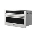 Thor Kitchen 3-Piece Appliance Package - 30-Inch Electric Wall Oven, Microwave with Air Fryer, and Warming Drawer in Stainless Steel