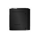Thor Kitchen over-the-range microwave and vent hood, back panel view in dark finish
