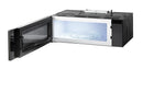 Thor Kitchen over-the-range slim microwave and vent hood, open door with interior view