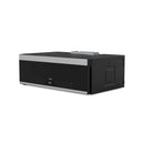 Thor Kitchen over-the-range slim microwave and vent hood, right side and front corner view