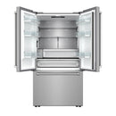 Thor 36-Inch Counter Depth Freestanding French Door Refrigerator with Internal Water and Ice Dispenser (TRF3603FD)