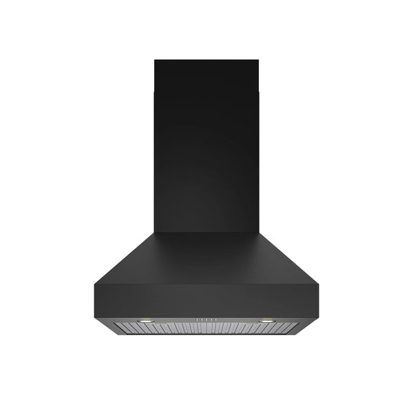 Thor Kitchen 30-Inch Wall Mount Range Hood with 800 CFM in Black (TRH30PB)