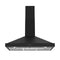 Thor Kitchen 36-Inch Wall Mounted Chimney Range Hood with 350CFM in Black (TRH3635B)