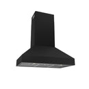 Thor Kitchen 36-Inch Wall Mount Range Hood with 800 CFM in Black (TRH36PB)