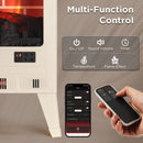 TURBRO Suburbs TS25 Smart Electric Fireplace Stove Heater, Panoramic 3-Sided View, WiFi Enabled (707-98-125AWIFI)