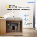 Waterdrop Layer Under Sink Water Filter System, Under Sink Water Filtration System, Reduces PFAS, PFOA/PFOS, Fluoride, Chlorine, Bad Taste & Odor, NSF/ANSI 42 Certified Element, USA Tech (WD-TSA-10)