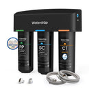 Waterdrop Layer Under Sink Water Filter System, Under Sink Water Filtration System, Reduces PFAS, PFOA/PFOS, Fluoride, Chlorine, Bad Taste & Odor, NSF/ANSI 42 Certified Element, USA Tech (WD-TSA-10)