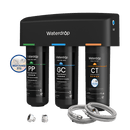 Waterdrop Layer Under Sink Water Filter System, Under Sink Water Filtration System, Reduces PFAS, PFOA/PFOS, Fluoride, Chlorine, Bad Taste & Odor, NSF/ANSI 42 Certified Element, USA Tech (WD-TSA-10)