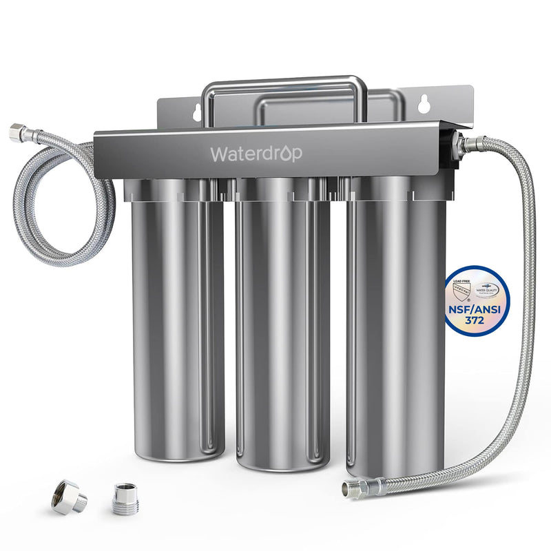 Waterdrop 6-stage Under Sink Ultrafiltration Stainless Steel Water Filter System (TST-UF)