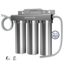 Waterdrop Ultra-Filtration Under Sink Water Filter System, Stainless Steel Water Filter for Sink, 5X Service Life Under Sink Water Filtration System, Removes 99% of Contaminants (WD-TST-UF)