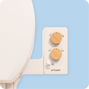TUSHY Spa 3.0 Premium Bidet Attachment, Dual Temp Cold & Warm Water, Self Cleaning, Adjustable Pressure Nozzle & Angle Control
