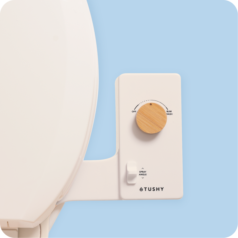 TUSHY Classic 3.0 Non-Electric Bidet Attachment, Adjustable Water Pressure, Angle Control & Easy Home Installation