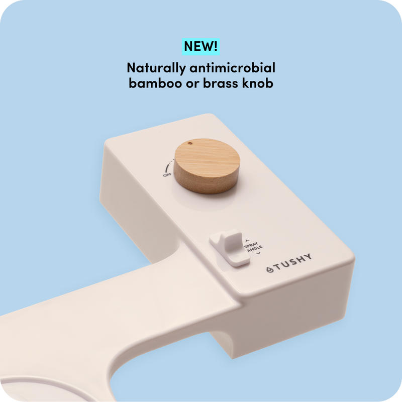 TUSHY Classic 3.0 Non-Electric Bidet Attachment, Adjustable Water Pressure, Angle Control & Easy Home Installation