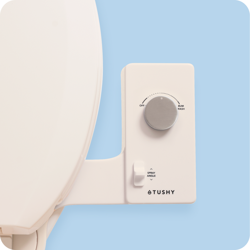 TUSHY Classic 3.0 Non-Electric Bidet Attachment, Adjustable Water Pressure, Angle Control & Easy Home Installation