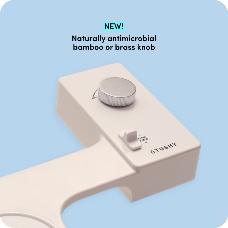 TUSHY Classic 3.0 Non-Electric Bidet Attachment, Adjustable Water Pressure, Angle Control & Easy Home Installation