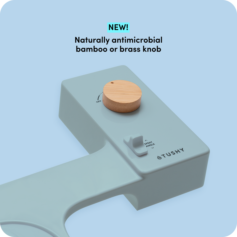 TUSHY Classic 3.0 Non-Electric Bidet Attachment, Adjustable Water Pressure, Angle Control & Easy Home Installation