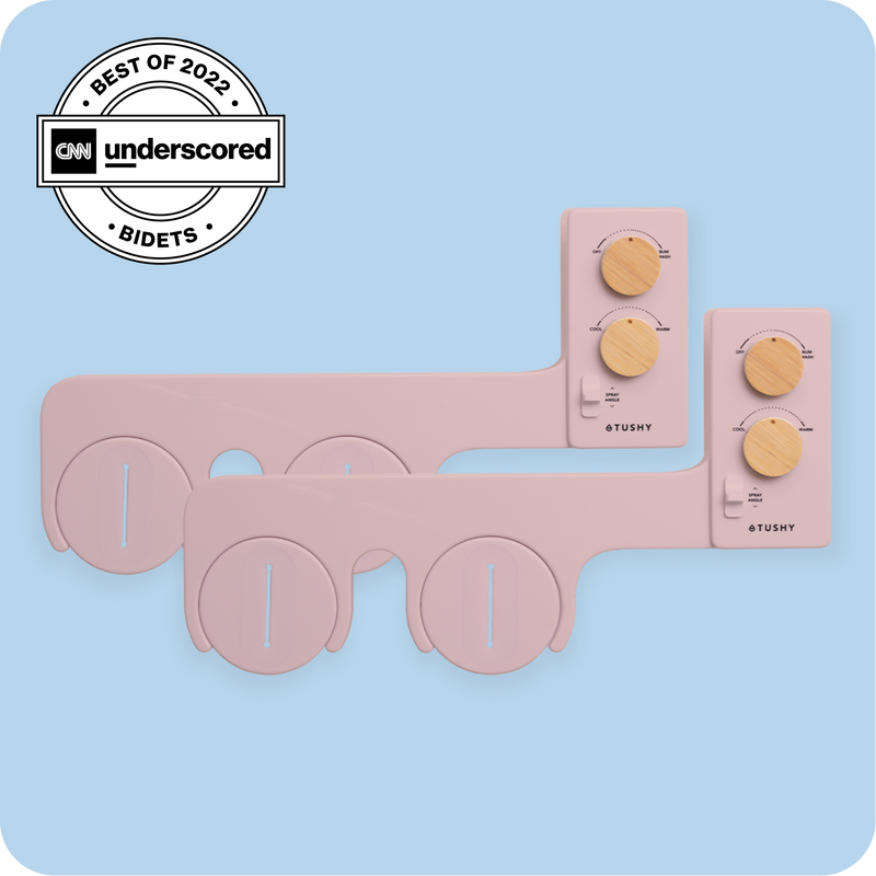 TUSHY Spa 3.0 Premium Bidet Attachment, Dual Temp Cold & Warm Water, Self Cleaning, Adjustable Pressure Nozzle & Angle Control