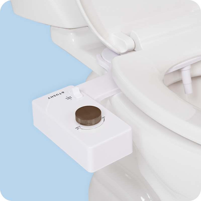 TUSHY Classic 3.0 Non-Electric Bidet Attachment, Adjustable Water Pressure, Angle Control & Easy Home Installation