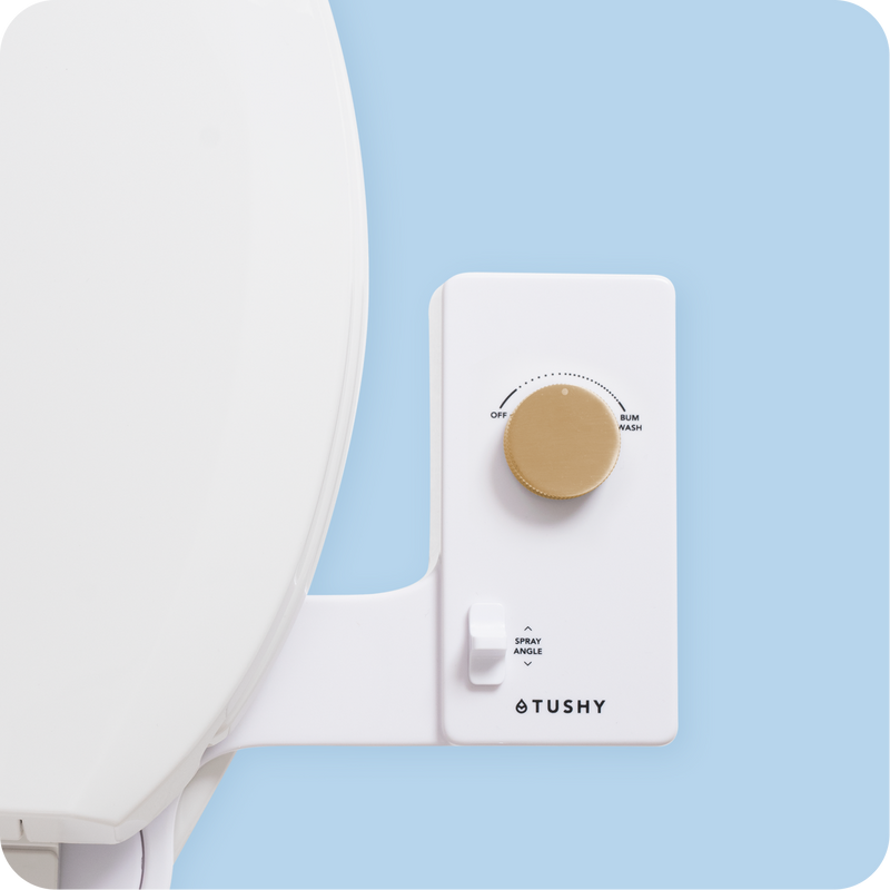 TUSHY Classic 3.0 Non-Electric Bidet Attachment, Adjustable Water Pressure, Angle Control & Easy Home Installation