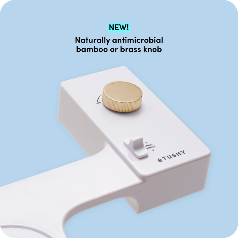 TUSHY Classic 3.0 Non-Electric Bidet Attachment, Adjustable Water Pressure, Angle Control & Easy Home Installation