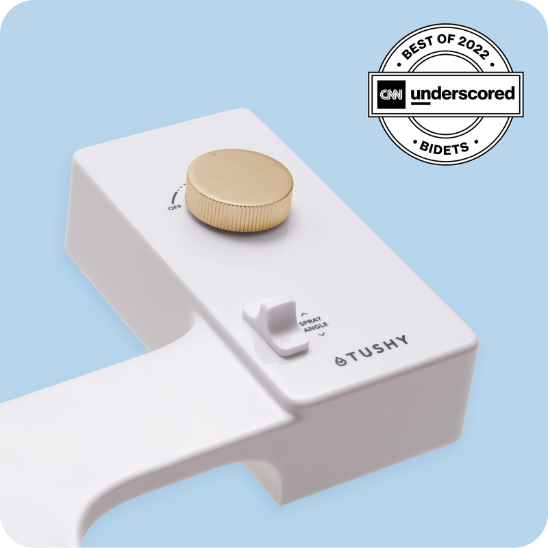 TUSHY Classic 3.0 Non-Electric Bidet Attachment, Adjustable Water Pressure, Angle Control & Easy Home Installation