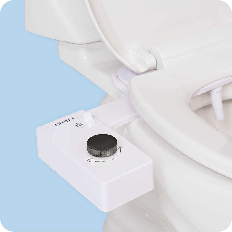 TUSHY Classic 3.0 Non-Electric Bidet Attachment, Adjustable Water Pressure, Angle Control & Easy Home Installation