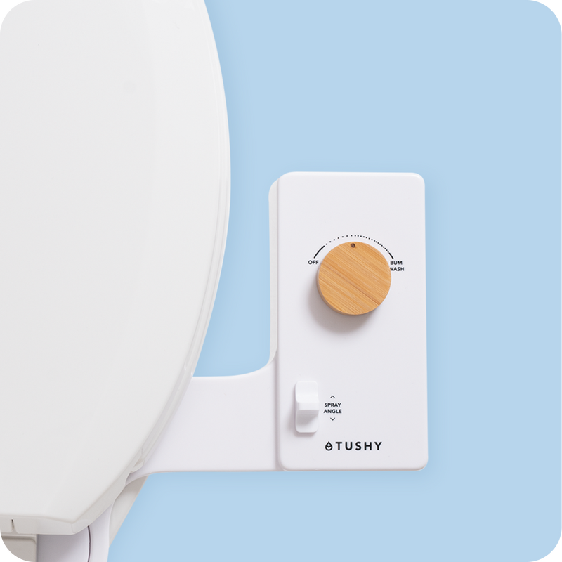 TUSHY Classic 3.0 Non-Electric Bidet Attachment, Adjustable Water Pressure, Angle Control & Easy Home Installation