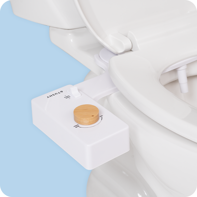 TUSHY Classic 3.0 Non-Electric Bidet Attachment, Adjustable Water Pressure, Angle Control & Easy Home Installation