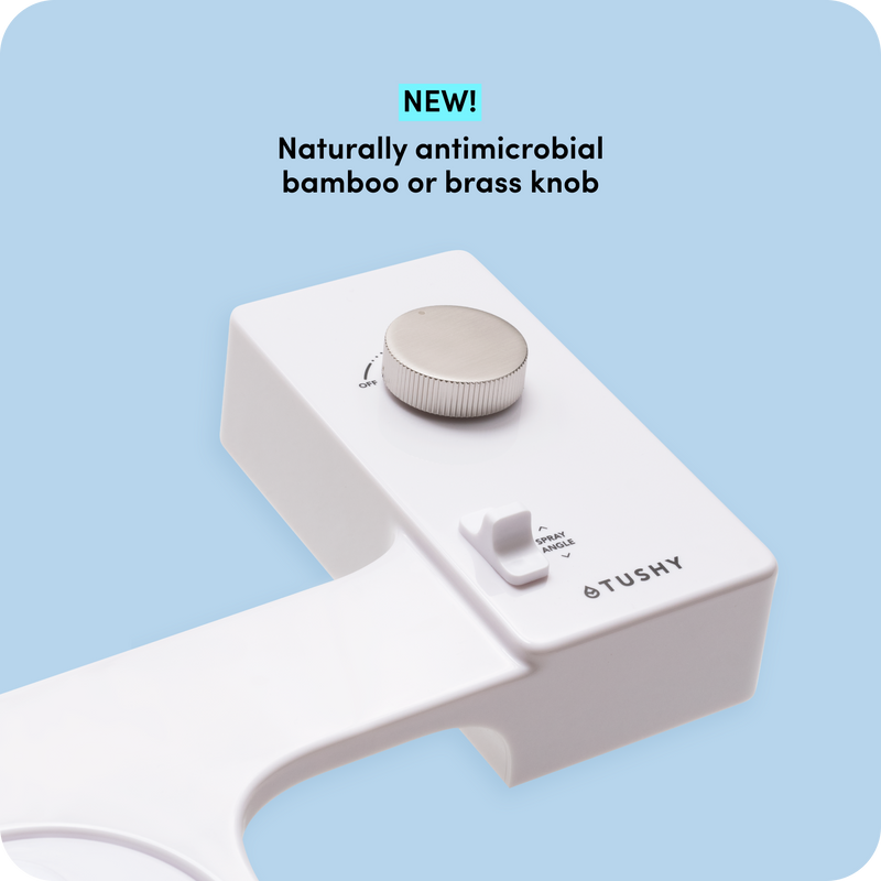 TUSHY Classic 3.0 Non-Electric Bidet Attachment, Adjustable Water Pressure, Angle Control & Easy Home Installation