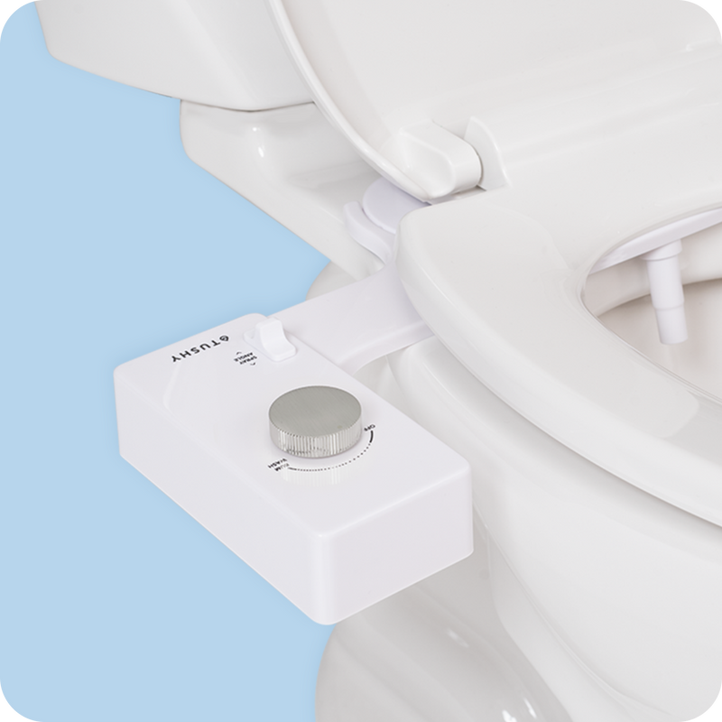 TUSHY Classic 3.0 Non-Electric Bidet Attachment, Adjustable Water Pressure, Angle Control & Easy Home Installation