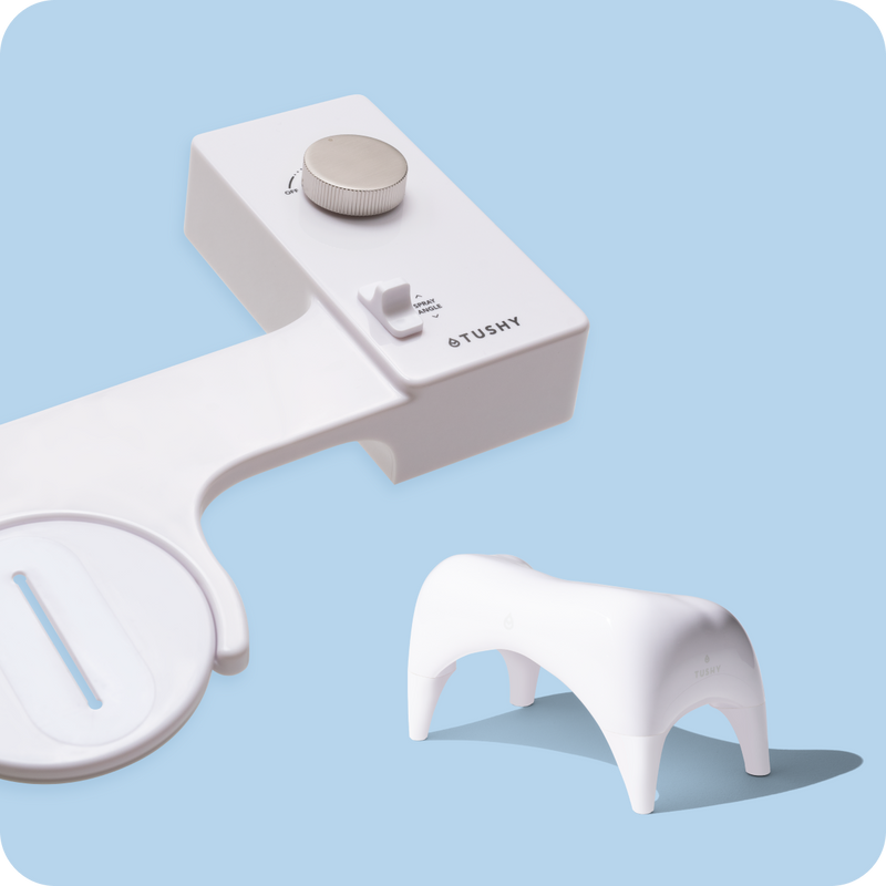 TUSHY Classic 3.0 Non-Electric Bidet Attachment, Adjustable Water Pressure, Angle Control & Easy Home Installation
