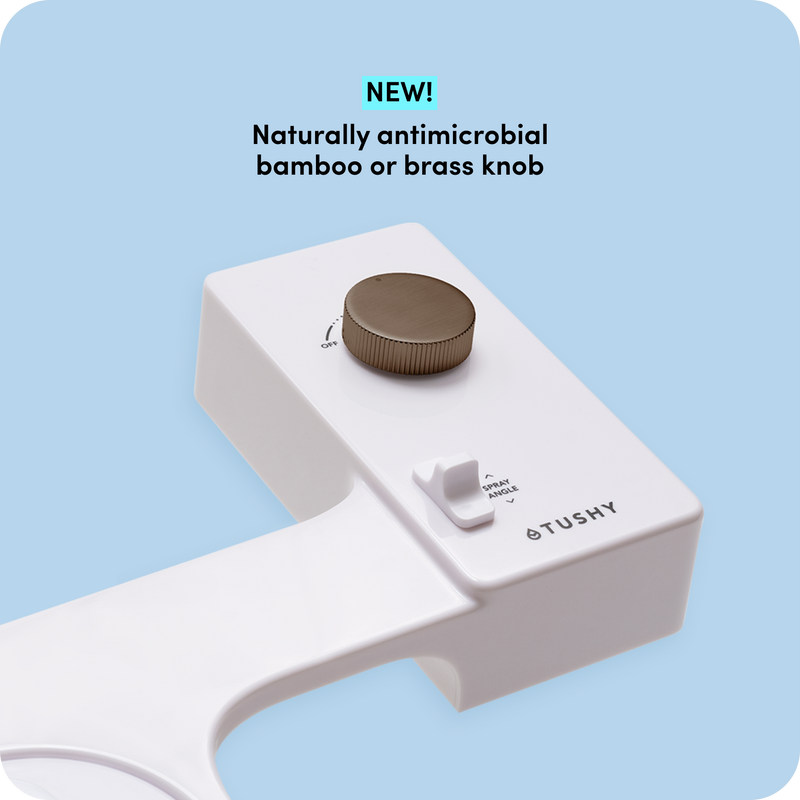 TUSHY Classic 3.0 Non-Electric Bidet Attachment, Adjustable Water Pressure, Angle Control & Easy Home Installation