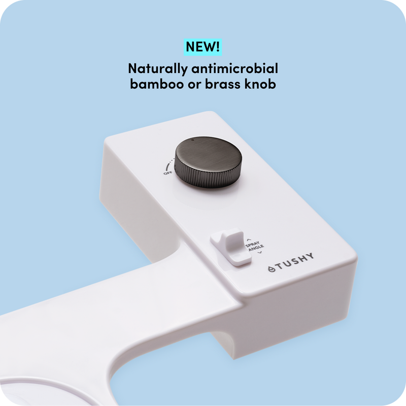 TUSHY Classic 3.0 Non-Electric Bidet Attachment, Adjustable Water Pressure, Angle Control & Easy Home Installation