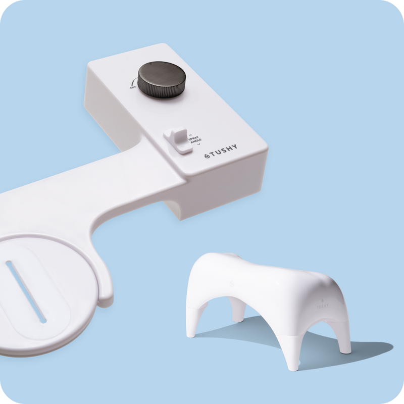 TUSHY Classic 3.0 Non-Electric Bidet Attachment, Adjustable Water Pressure, Angle Control & Easy Home Installation