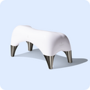 TUSHY Ottoman 9" Toilet Stool, Premium Toilet Stool with Modern Sleek Design