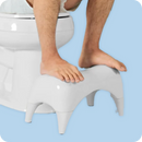TUSHY Ottoman 9" Toilet Stool, Premium Toilet Stool with Modern Sleek Design