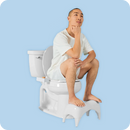 TUSHY Ottoman 9" Toilet Stool, Premium Toilet Stool with Modern Sleek Design