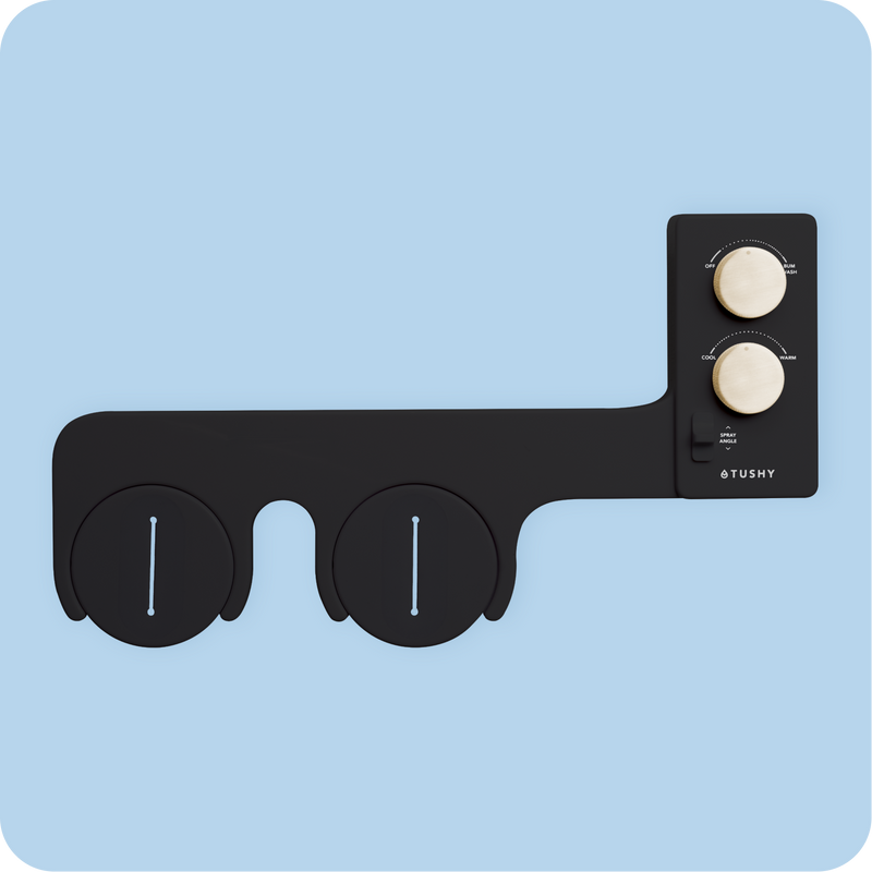 TUSHY Spa 3.0 Premium Bidet Attachment, Dual Temp Cold & Warm Water, Self Cleaning, Adjustable Pressure Nozzle & Angle Control