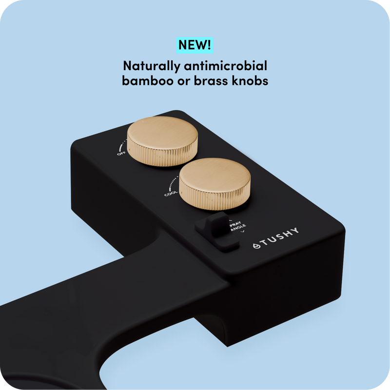 TUSHY Spa 3.0 Premium Bidet Attachment, Dual Temp Cold & Warm Water, Self Cleaning, Adjustable Pressure Nozzle & Angle Control