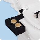 TUSHY Spa 3.0 Premium Bidet Attachment, Dual Temp Cold & Warm Water, Self Cleaning, Adjustable Pressure Nozzle & Angle Control