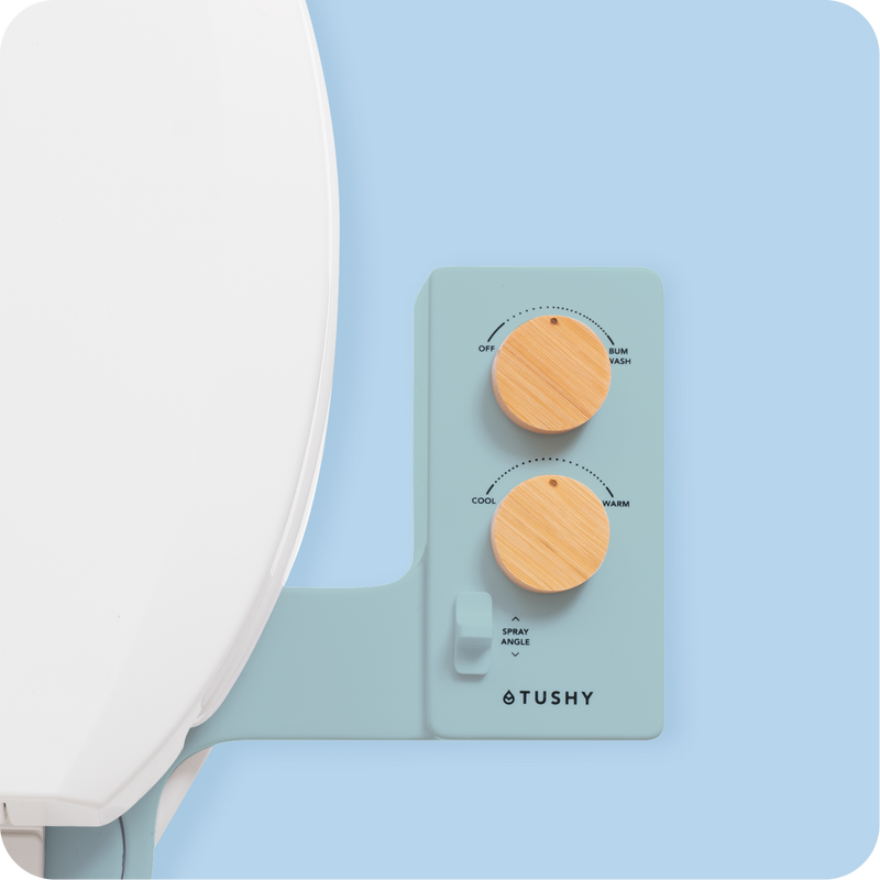 TUSHY Spa 3.0 Premium Bidet Attachment, Dual Temp Cold & Warm Water, Self Cleaning, Adjustable Pressure Nozzle & Angle Control