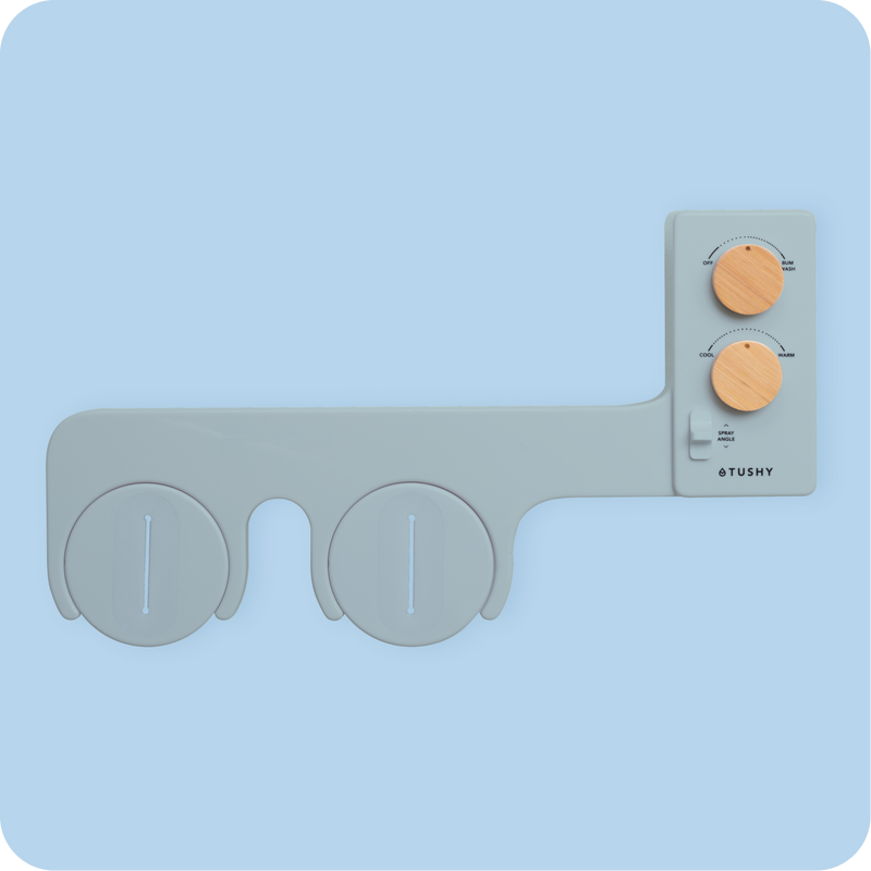 TUSHY Spa 3.0 Premium Bidet Attachment, Dual Temp Cold & Warm Water, Self Cleaning, Adjustable Pressure Nozzle & Angle Control