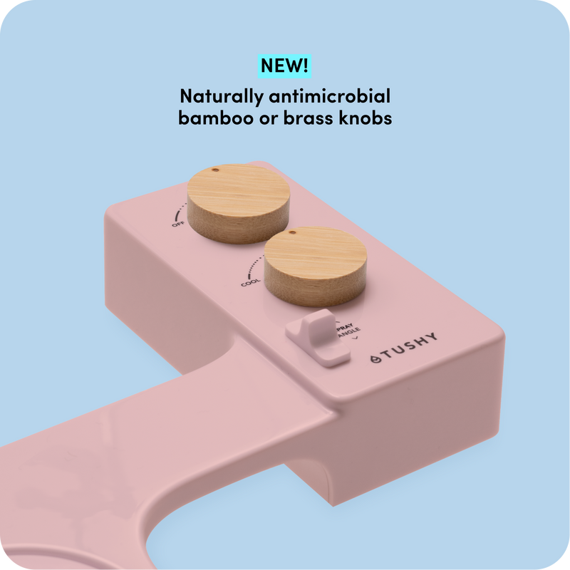 TUSHY Spa 3.0 Premium Bidet Attachment, Dual Temp Cold & Warm Water, Self Cleaning, Adjustable Pressure Nozzle & Angle Control