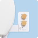 TUSHY Spa 3.0 Premium Bidet Attachment, Dual Temp Cold & Warm Water, Self Cleaning, Adjustable Pressure Nozzle & Angle Control