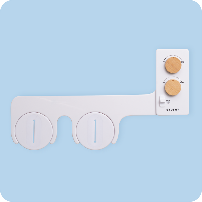 TUSHY Spa 3.0 Premium Bidet Attachment, Dual Temp Cold & Warm Water, Self Cleaning, Adjustable Pressure Nozzle & Angle Control