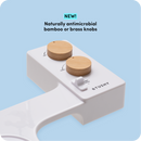 TUSHY Spa 3.0 Premium Bidet Attachment, Dual Temp Cold & Warm Water, Self Cleaning, Adjustable Pressure Nozzle & Angle Control